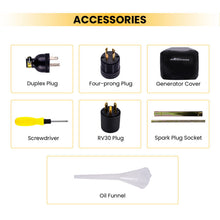 Load image into Gallery viewer, 5500 / 5000 Watt Electric Start Inverter Generator 4-Stroke 223cc OHV Air-cooled