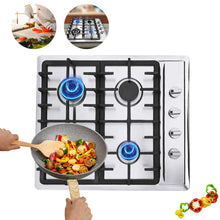 Load image into Gallery viewer, 23'' 4 Burners Built-In Stove Top Gas Cooktop LPG/NG Gas Cooking Cooktop Kitchen