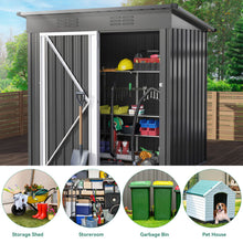 Load image into Gallery viewer, Heavy Duty Tool Sheds Storage Outdoor Storage Shed w/Lockable House tool shed
