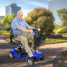 Load image into Gallery viewer, 4 Wheels Mobility Scooter Power Wheelchair Folding Electric Scooters Home Travel