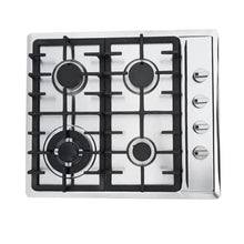 Load image into Gallery viewer, 23'' 4 Burners Built-In Stove Top Gas Cooktop LPG/NG Gas Cooking Cooktop Kitchen