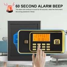 Load image into Gallery viewer, 2.2 Cub Safe Box Digital Combination LED Lock Safe Keypad Home