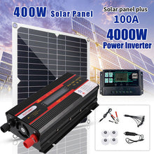 Load image into Gallery viewer, 6000W Complete Solar Panel Kit Solar Power Generator 100A Home 110V Grid System