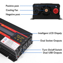 Load image into Gallery viewer, 6000W Complete Solar Panel Kit Solar Power Generator 100A Home 110V Grid System
