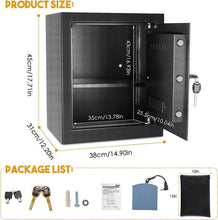 Load image into Gallery viewer, 2.2 Cub Safe Box Digital Combination LED Lock Safe Keypad Home