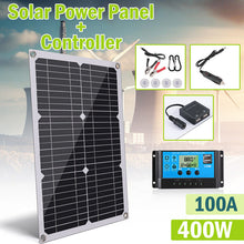 Load image into Gallery viewer, 6000W Complete Solar Panel Kit Solar Power Generator 100A Home 110V Grid System
