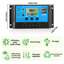 Load image into Gallery viewer, 6000W Complete Solar Panel Kit Solar Power Generator 100A Home 110V Grid System