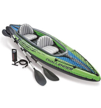 Load image into Gallery viewer, 2-Person Inflatable Kayak: Resistant Material, Powerful Pump, Double Air Chamber