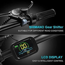 Load image into Gallery viewer, Electric Bike E-Bike 1000W 48V 15.6AH Adult Bicycles 20" Fat Tire Mountain Ebike