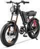 Electric Bike E-Bike 1000W 48V 15.6AH Adult Bicycles 20" Fat Tire Mountain Ebike