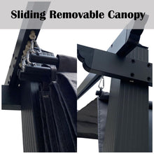 Load image into Gallery viewer, 13x10 Ft Outdoor Aluminum Pergolas Patio Retractable Pergola with Canopy
