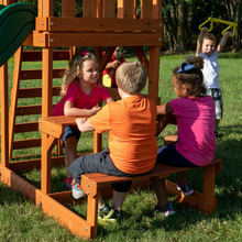 Load image into Gallery viewer, Cedar Wooden Swing Set Kids Outdoor Slide Playground