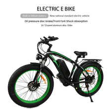 Load image into Gallery viewer, Electric Bike 1500W Fat Tire Ebikes for Adult 48V 15AH Dual Motor 45KMH 55