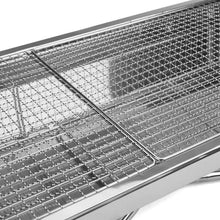 Load image into Gallery viewer, BBQ Grill Charcoal Barbecue Grill Stainless Steel Folding Camping Yard Portable