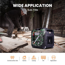 Load image into Gallery viewer, 5500 / 5000 Watt Electric Start Inverter Generator 4-Stroke 223cc OHV Air-cooled