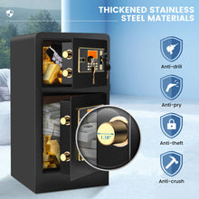 Load image into Gallery viewer, Large Home Safes 4.5Cub Fireproof Double Safes Lockbox Digital Keypad Money Safe
