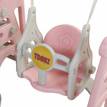 Load image into Gallery viewer, 4 in1 Kids Slide and Swing Set Indoor Outdoor Playground Climber Playset Safety