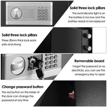 Load image into Gallery viewer, Safe Box Electronic Digital Keypad Lock Security Home Office Cash Jewelry