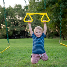 Load image into Gallery viewer, Cedar Wooden Swing Set Kids Outdoor Slide Playground