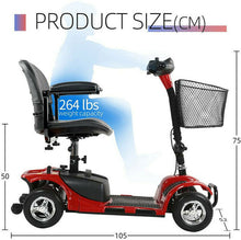 Load image into Gallery viewer, Electric Mobility Scooter 4 Wheel 180W Heavy Duty Power Drive for Seniors