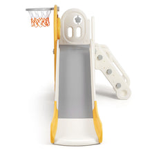 Load image into Gallery viewer, New 5 in 1 Toddler Slide Freestanding Kids Playground w/ Climber,Basketball Hoop