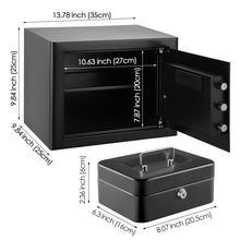 Load image into Gallery viewer, Safe Box Electronic Digital Keypad Lock Security Home Office Cash Jewelry