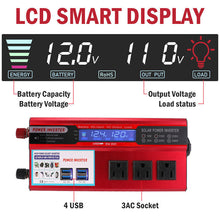 Load image into Gallery viewer, 6000W Complete Solar Panel Kit Solar Power Generator 100A Home 110V Grid System