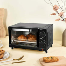 Load image into Gallery viewer, Black 4 Slice Toaster Oven with 3 Setting
