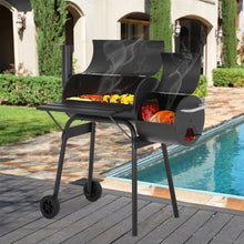 Load image into Gallery viewer, 43" BBQ Grill Charcoal Barbecue Pit Outdoor Patio Backyard Meat Cooker Smoker Grill