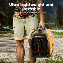 Load image into Gallery viewer, Gas Powered 3500 Watt Portable Inverter Generator Super Quiet 58 dB Home Backup