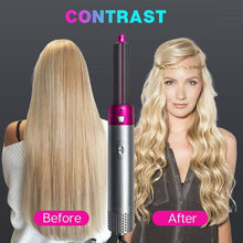 Load image into Gallery viewer, Hair Airflow Curler Dryer Brush 5 In 1 Flawless Electric Blow Dryer Comb Hair Curling Wand Detachable Brush Kit Curling Iron Gift For Women