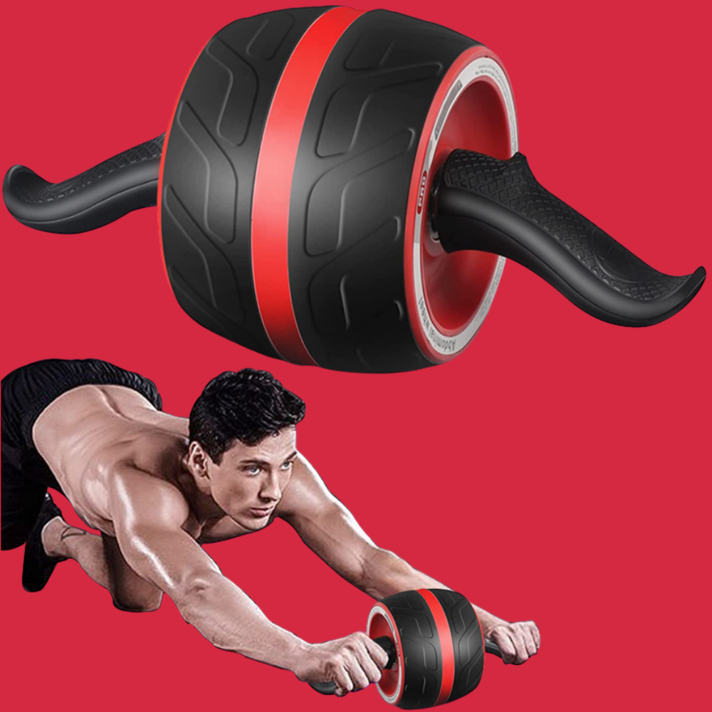 Compact Home Exercise Ab Toning Roller Wheel Workout Tool