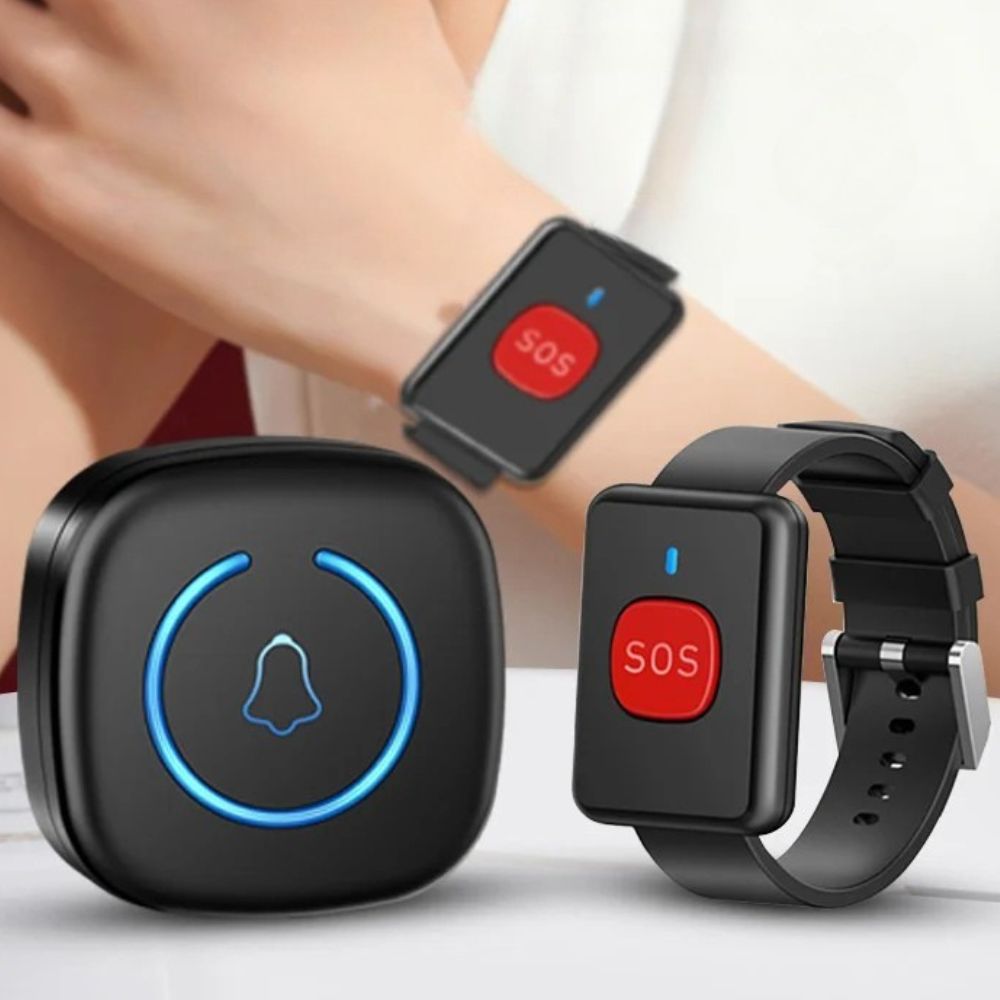 Wireless Elderly Call Button Pager Watch