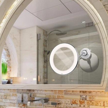 Load image into Gallery viewer, LED Vanity Bathroom 10x Magnifying Makeup Travel Mirror With Light
