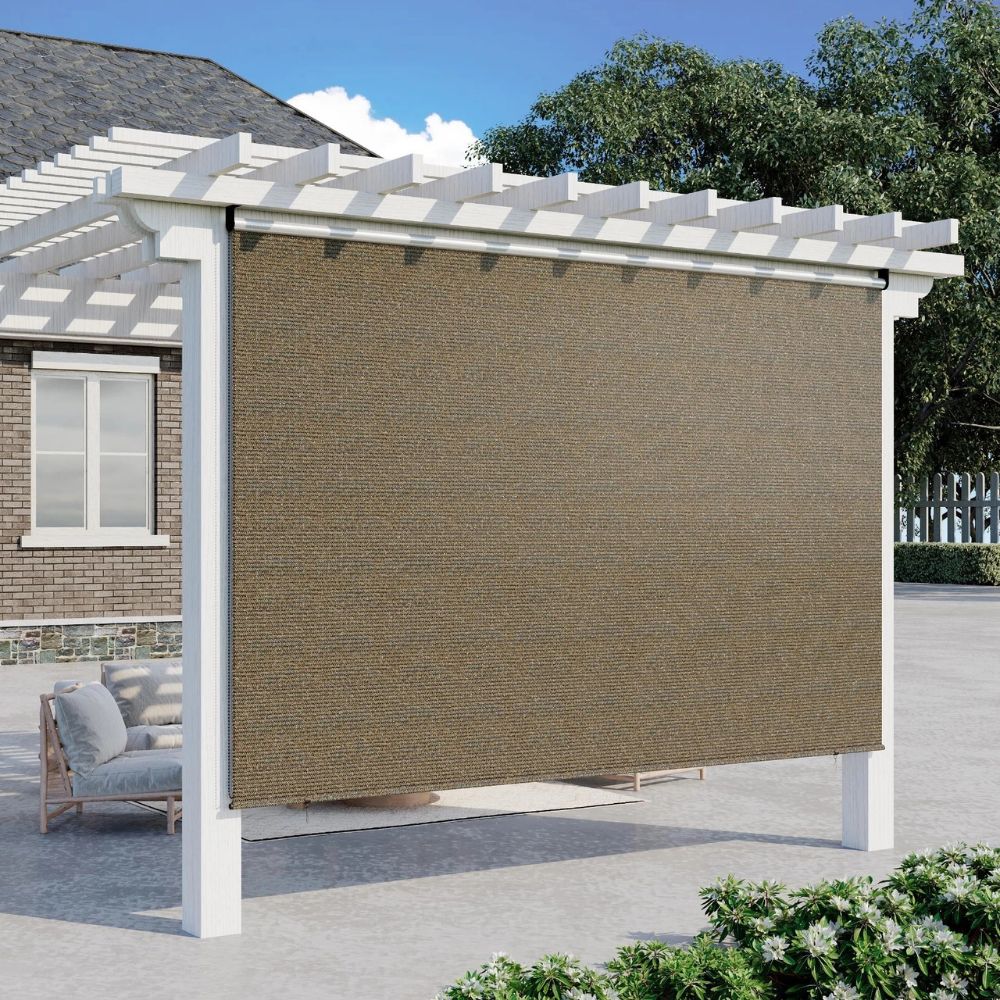 Large Outdoor Patio Roller Window Shades Blinds