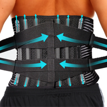 Load image into Gallery viewer, Lumbar Pain Relief Lower Back Support  Wrap Belt Brace
