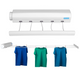 Space-Saving Retractable Clothesline Invisible Bathroom Drying Rack