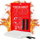 Fire Blanket 2-Pack Emergency Flame Retardant Safety Cover