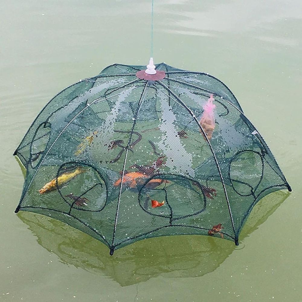 Sturdy Fishing Net Crab Pot Trap Shrimp Cage