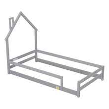 Load image into Gallery viewer, Twin Size Floor Bed
