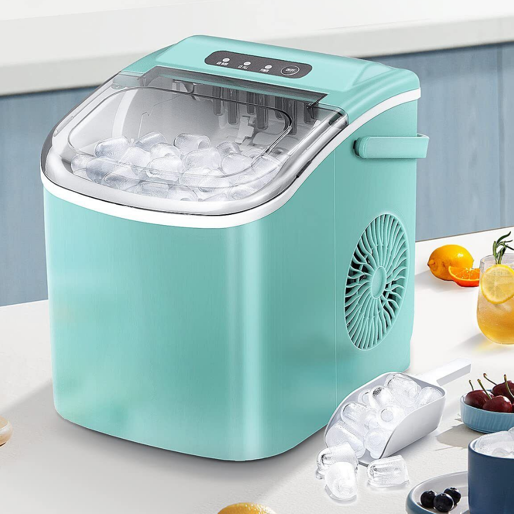 Large Capacity Portable Countertop Nugget Ice Cube Maker Machine