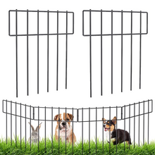 Load image into Gallery viewer, Heavy Duty Outdoor Garden Mounted Metal Dog Barrier Fence
