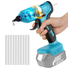 Load image into Gallery viewer, Battery Powered Cordless Hot Glue Gun with Glue Sticks
