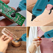 Load image into Gallery viewer, Battery Powered Cordless Hot Glue Gun with Glue Sticks
