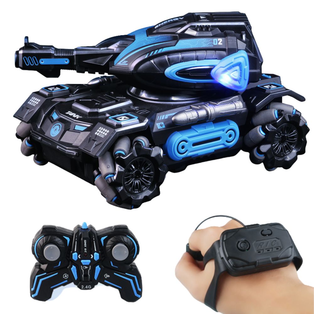 Remote Control RC Stunt Tank Toy with Water Launcher
