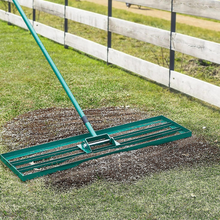 Load image into Gallery viewer, Lawn Leveling Rake Ultra Wide Yard Dirt Leveler
