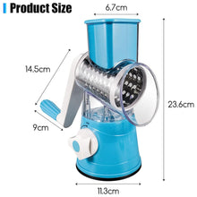 Load image into Gallery viewer, Rotary Hand Crank Parmesan Cheese Shredder Grater
