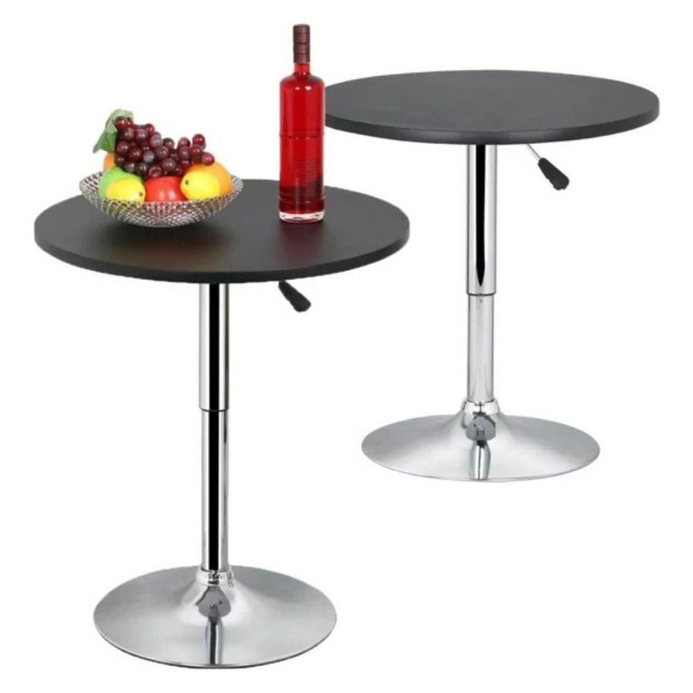 Outdoor Round Raised Patio Bistro Pub Table Set of 2