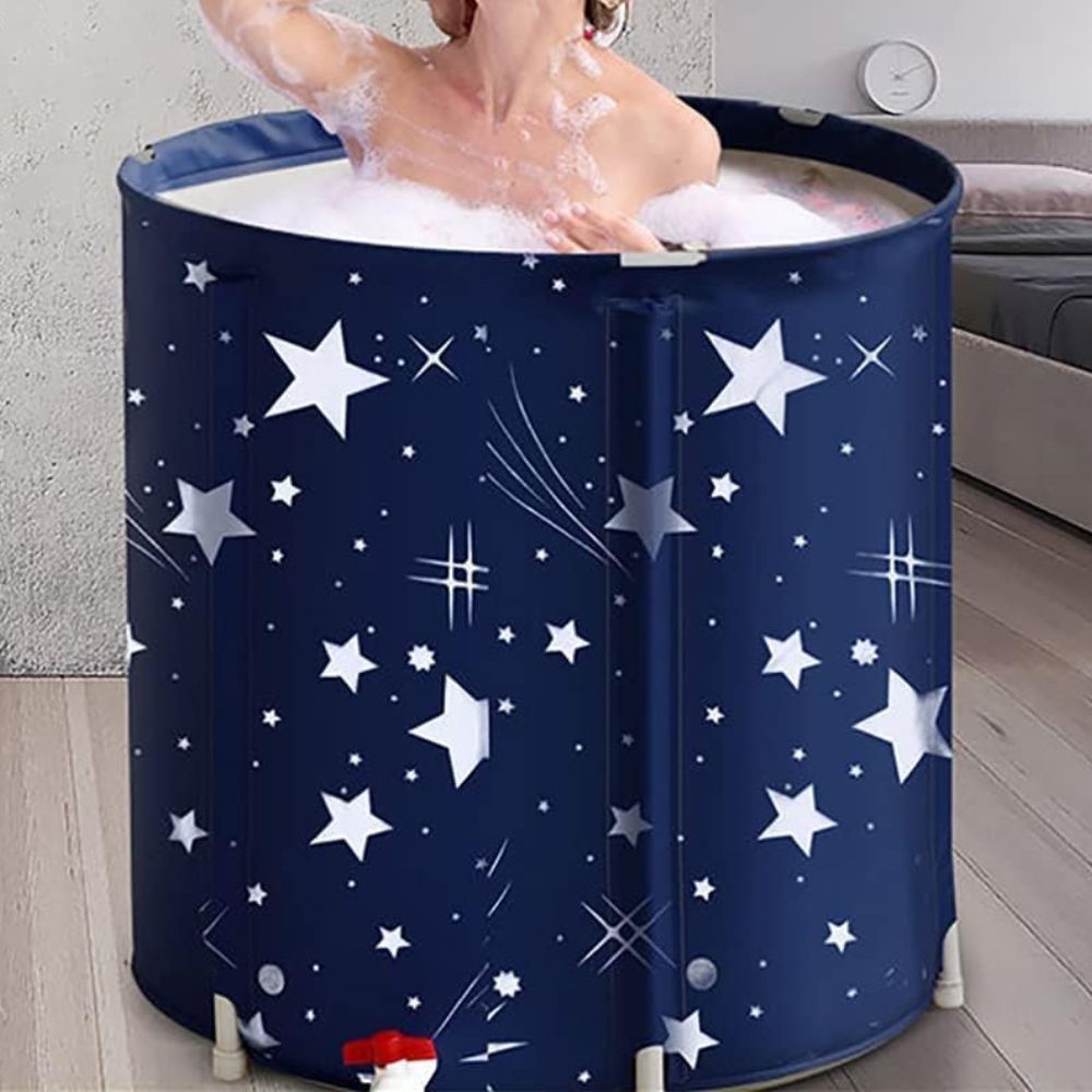 Large Collapsible Portable Insulated Adult Bathtub