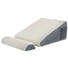 Load image into Gallery viewer, Cozy Memory Foam Sleeping Acid Reflux Aid Wedge Pillow
